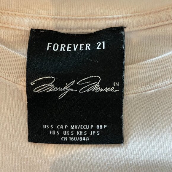 Forever 21 Women's Small Marilyn Monroe Shirt - Picture 4 of 5